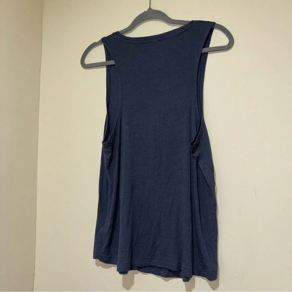 Women’s Athleta Brand Navy Blue Sporty Active Yoga Golf Gym Soft Tank Top Size M - Picture 10 of 13